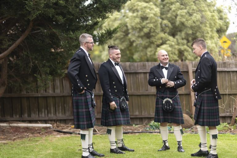 boys in scottish kilts