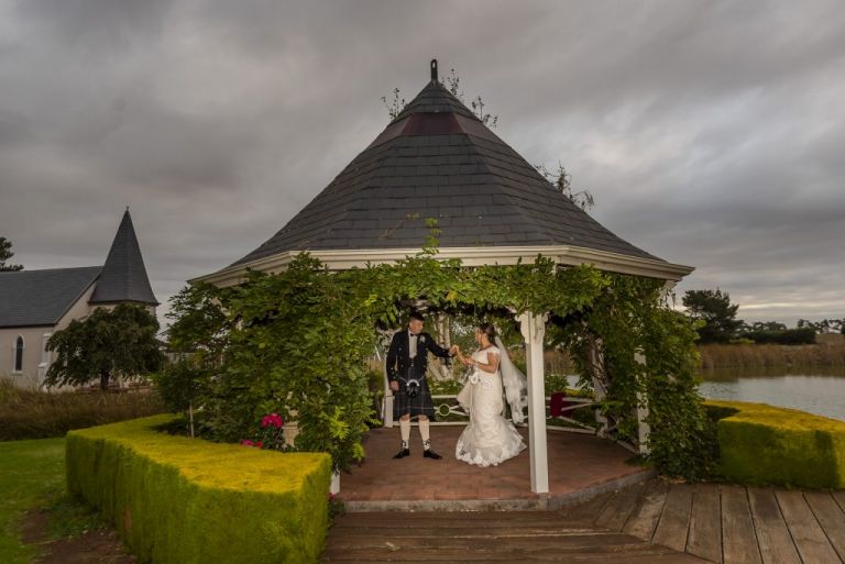 dancing under the pergola